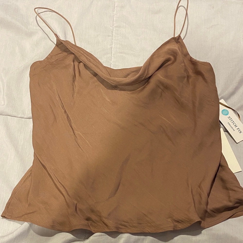 Nine Britton Tan Camisole Top